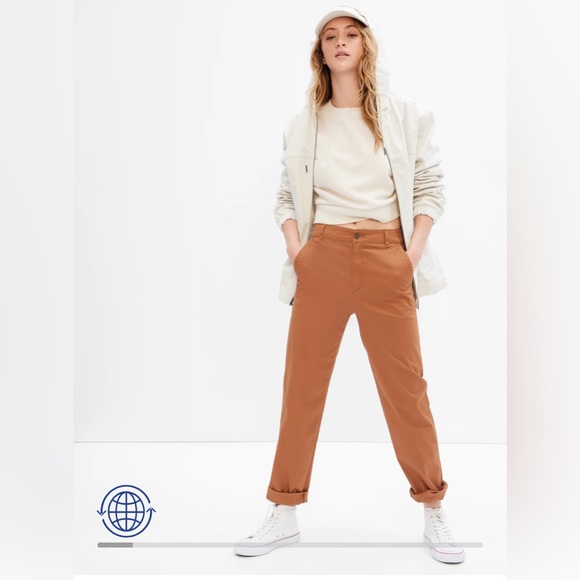 GAP hickory stripped Girlfriend Chino - Picture 6 of 6